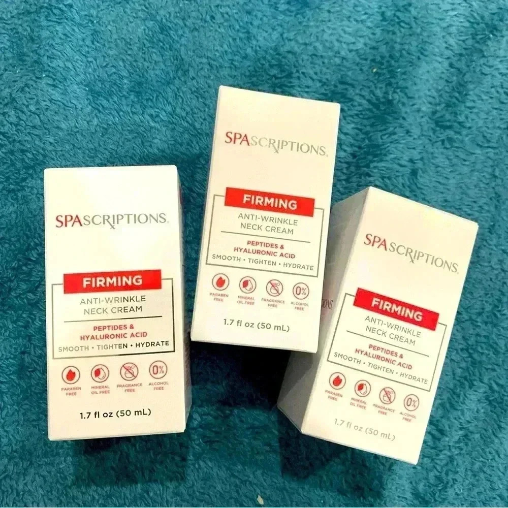 SpaScriptions Firming Anti-Wrinkle Neck Cream‎ With Hyaluronic Acid EACH 50ml
